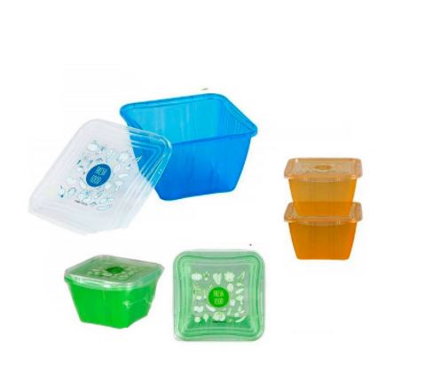 16386 SET 2 CX PLASTICO P/ALIMENTOS