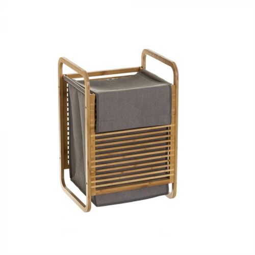 CESTO BAMBU TECIDO 40,5X35X60,5CM