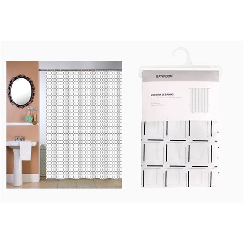 P091683937 CORTINA BANHO DRS703-DRY2089 180X200CM