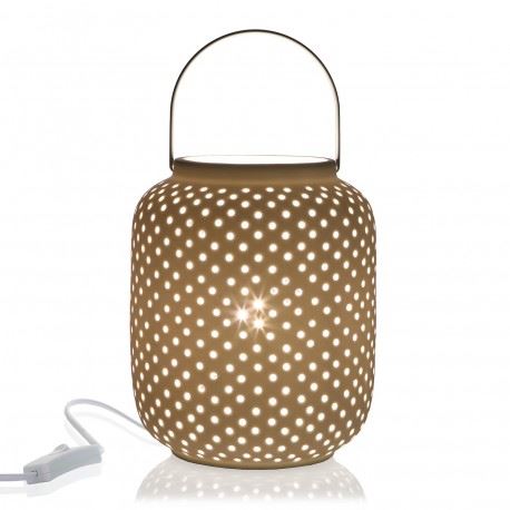 20080030 LANTERNA PORCELANA 19X22,50CM