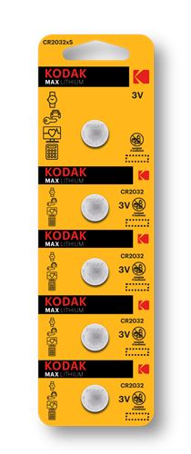 KODAK PILHA ULTRA CR2032 BLISTER 5  TX.ECOV