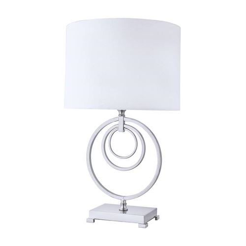 CANDEEIRO METAL CROMADO 35X61CM