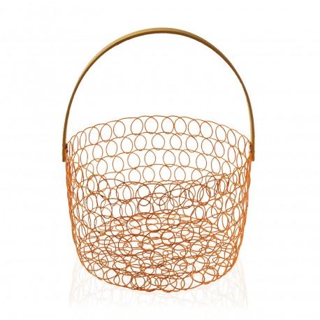 FRUTEIRA REDONDA LARANJA 24X15CM