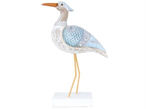 GARÇA RESINA 22X33X9CM