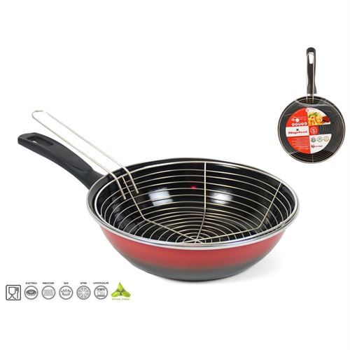 128759 FRIGIDEIRA C/REDE  METAL 26CM