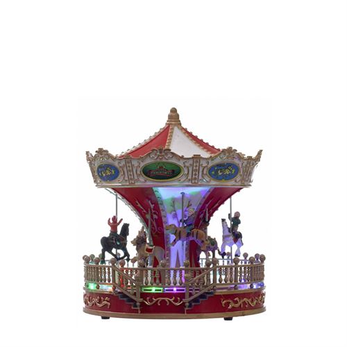 80926 CARROSSEL COM MUSICA E LEDS 22X24,5CM