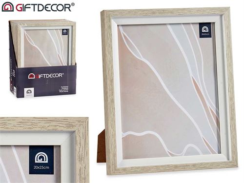 16512 MOLDURA NAT BORDA BRANCA 20X25CM