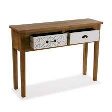 21260058 CONSOLA SELMA 2GAVETAS 30X78X109