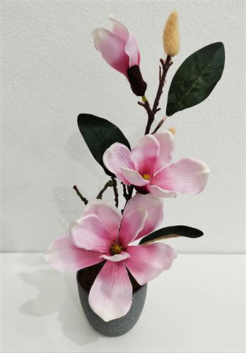 55307 VASO C/FLOR ARTIFICIAL