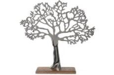 A06561140 ARVORE DA VIDA ALUMINIO BASE MADEIRA