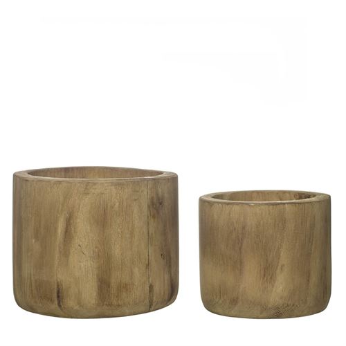 76149 SET 2VASOS MDF 28X20