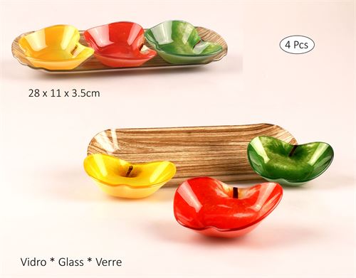 AP4 CONJ.APERITIVOS VIDRO