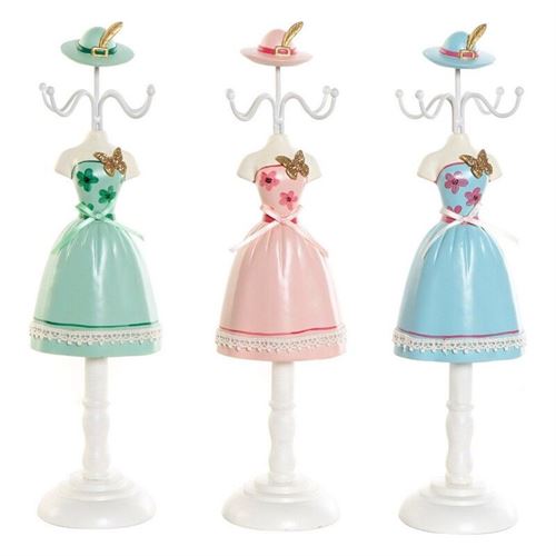 MANEQUIM RESINA METAL 3 MOD 9X8X34CM