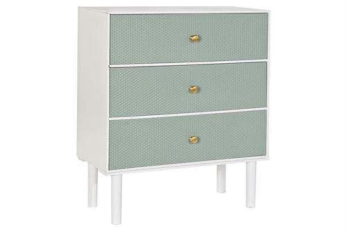 MB-183054 COMODA MDF 60X28X70 3GAVETAS VERDE
