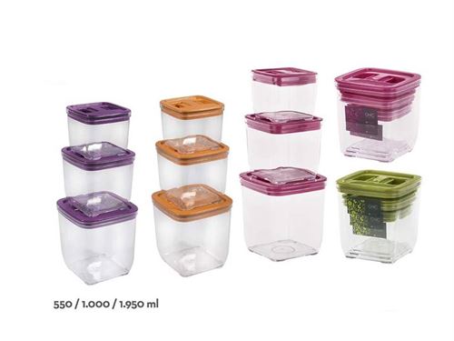 CAIXA ACRILICAS QUADRADA SET3