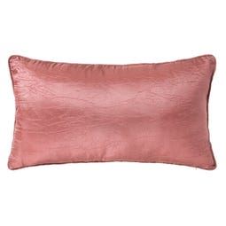 136307 ALMOFADA TAFETÁ WRINKLE PLSTR CORAL 50X30