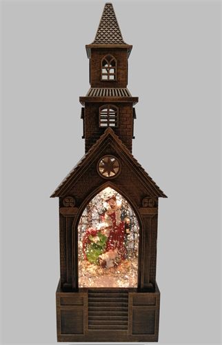 N1600200500 IGREJA C SAGRADA FAMILIA LUZ 29CM