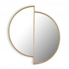 ESPELHO SEMI-CIRCULOS 80CM