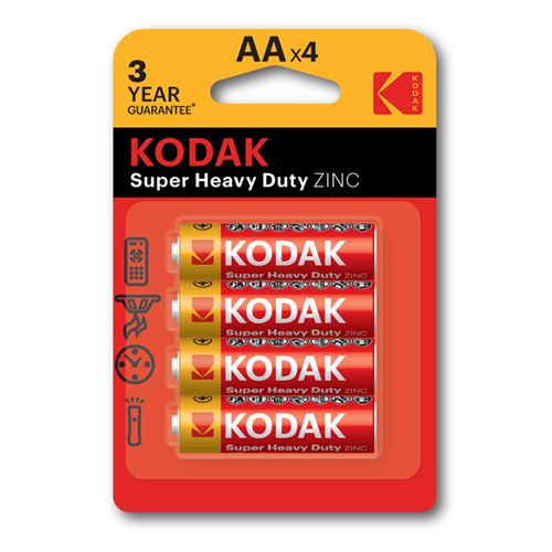 KODAK PILHA ZINC AA PK4   TX.ECOV