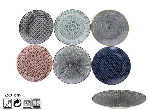 969482 PRATO SOBREMESA CERAMICA