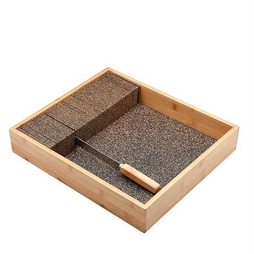 55141 CAIXA FACAS BAMBU 37,5X32,5X6,5