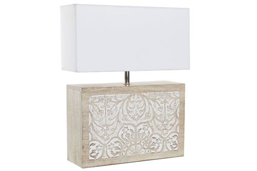 LA-185819 CANDEEIRO DE MESA MANGA POLIÉSTER 33X12X41