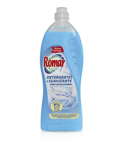 6158 ROMAR DETERGENTE   AMACIADOR 2EN1 1,5LT