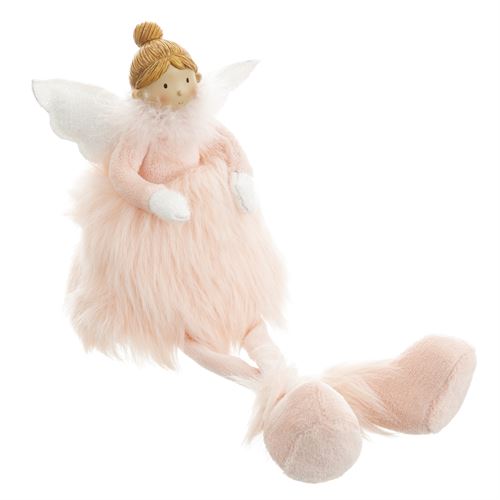 FADA NATAL ROSA 17X15X44CM