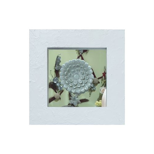 SO.045 QUADRO ESPELHO COM CERAMICA 22X22CM