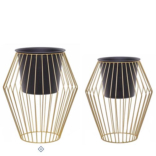 88620 VASO METAL C/SUPORTE C 38,00 L 31,50 A 31,50