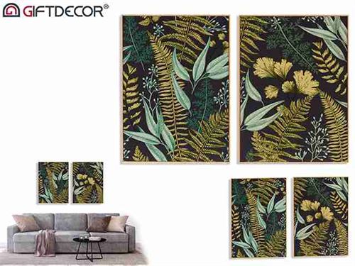 93170 QUADRO ESCURO TROPICAL 50X70CM SORTIDO