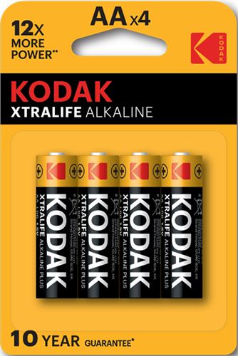 KODAK PILHAS XTRALIFE AA PK4  TX ECOV (CX-20)