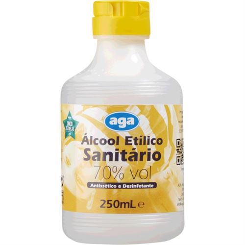 AGA  ALCOOL SANITARIO 70% 250ML