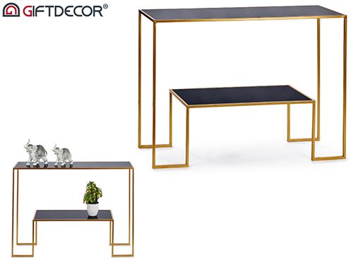 83913 APARADOR DUPLO ALTURA VDR PRETO 112X33X77