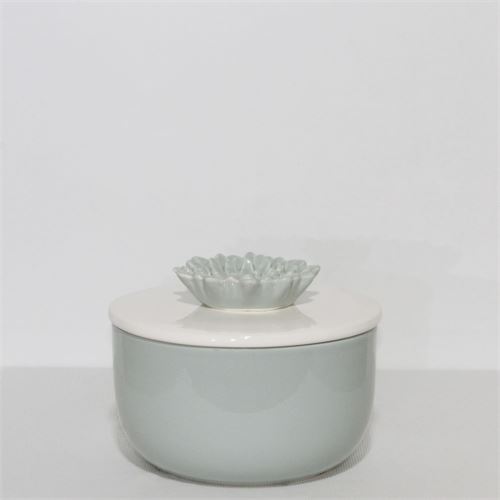 Z65C CAIXA CERAMICA VERDE 14CM