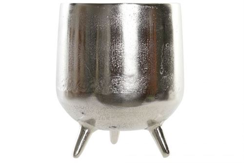 CENTRO MESA ALUMINIO 21X21X25CM