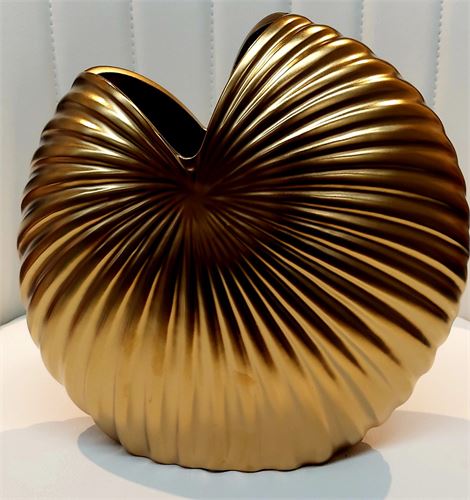 JARRA CERÂMICA GOLDEN FAN 23X23