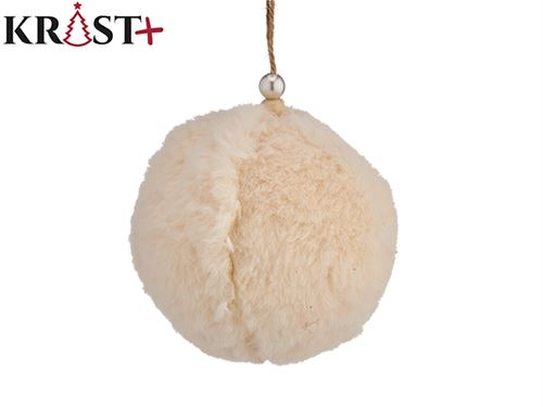 95584 BOLA PENDURAR POLAR CREME 10CM