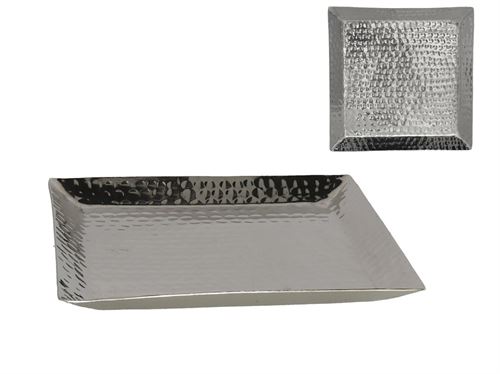 304643 CENTRO MESA  ALUMINIO  25X25CM