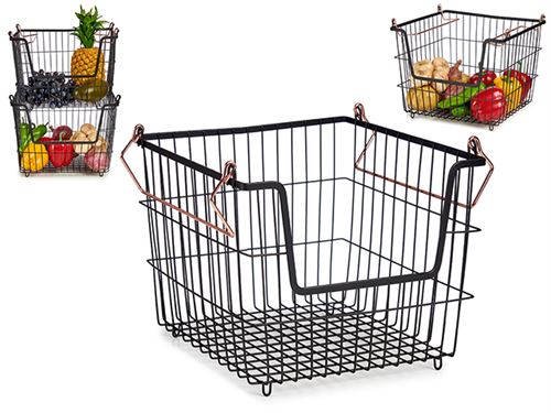 92322 CESTO EMPILHAVEL AÇO