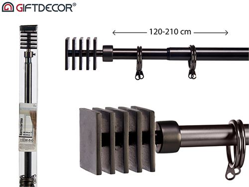 37052 VARAO INOX 120-210CM