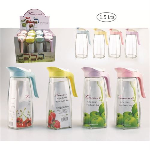 JARRO C/TAMPA 1,5LT 9X26.5X14CM