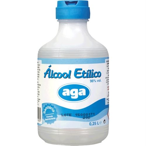 AGA  ALCOOL SANITARIO 96% 250ML