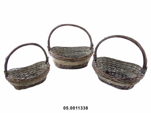 CESTO VIME SET.3 48X36X43CM