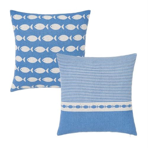 800722 ALMOFADA 2/M MARE ALGODÃO 45 X 45 CM