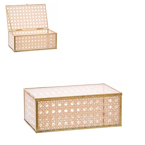 94126 GUARDA JOIAS VIDRO  C 19,90 L 12,60 A 7,40