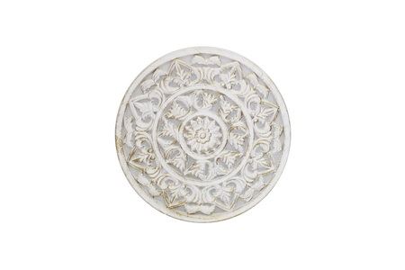 QUADRO BRANCO/DOURADO MDF 35X2CM