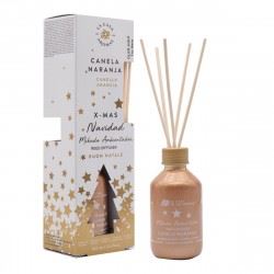 MIKADO NATAL OURO 100ML CANELA LARANJA