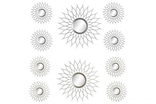 ES-184775 ESPELHO ET 5 PP 50X1,5X50 50CM 2 MOD.